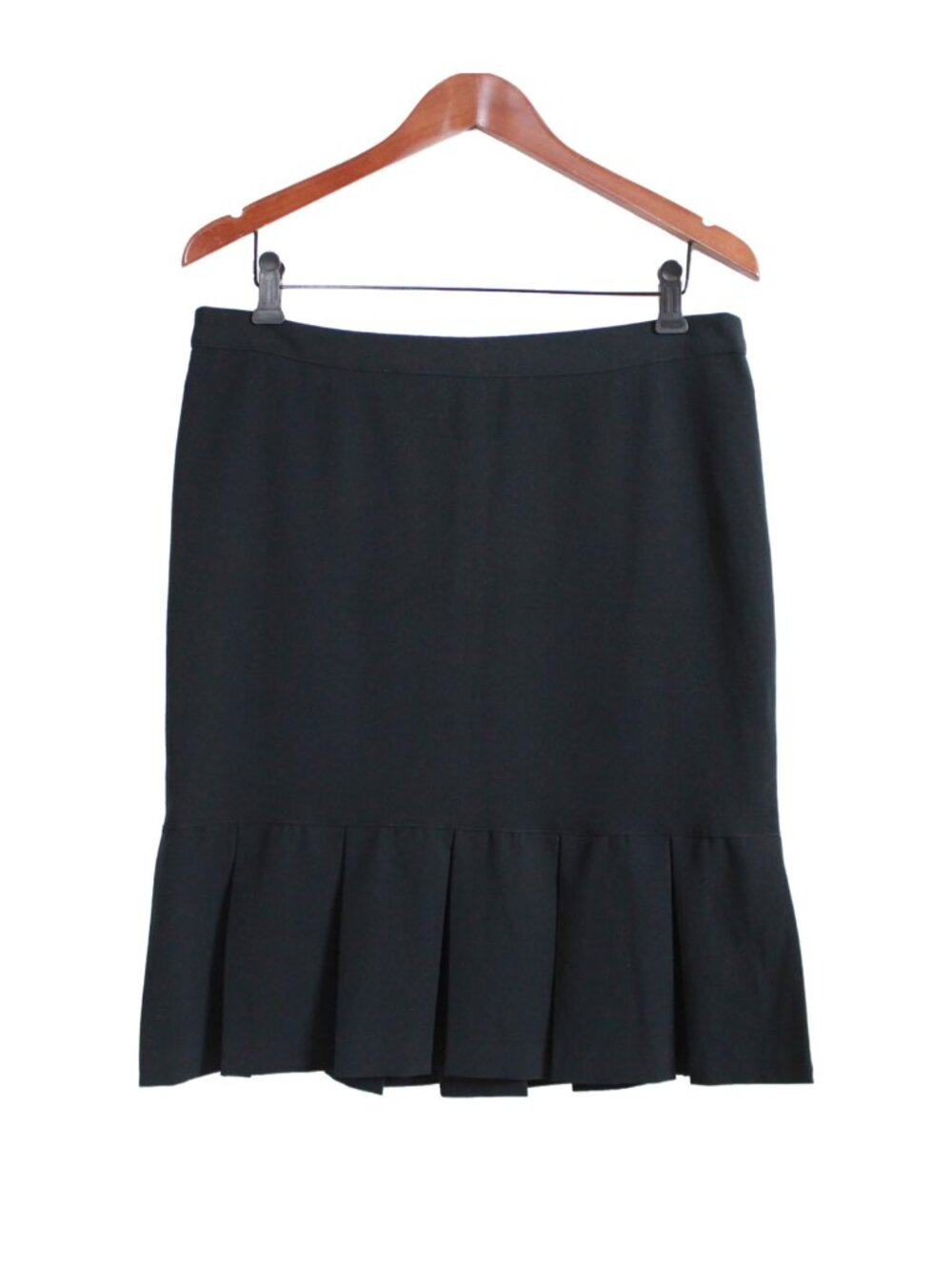 Sirens Pleated Hem Pencil Skirt Size L